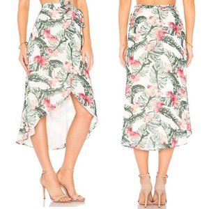 PRIVACY PLEASE Java Tropical Wrap Skirt